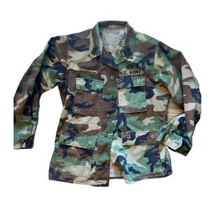 CAMOUFLAGE JACKET UNISEX ARMY SIZE MEDIUM